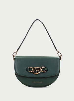 Hispanitas Shoulder Ženske Torbe Zelene | PEG524ME
