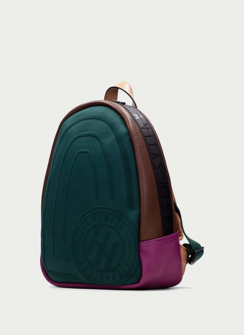 Hispanitas Backpack Ženske Torbe Zelene Smeđe Ljubičaste | ZVO6254VG
