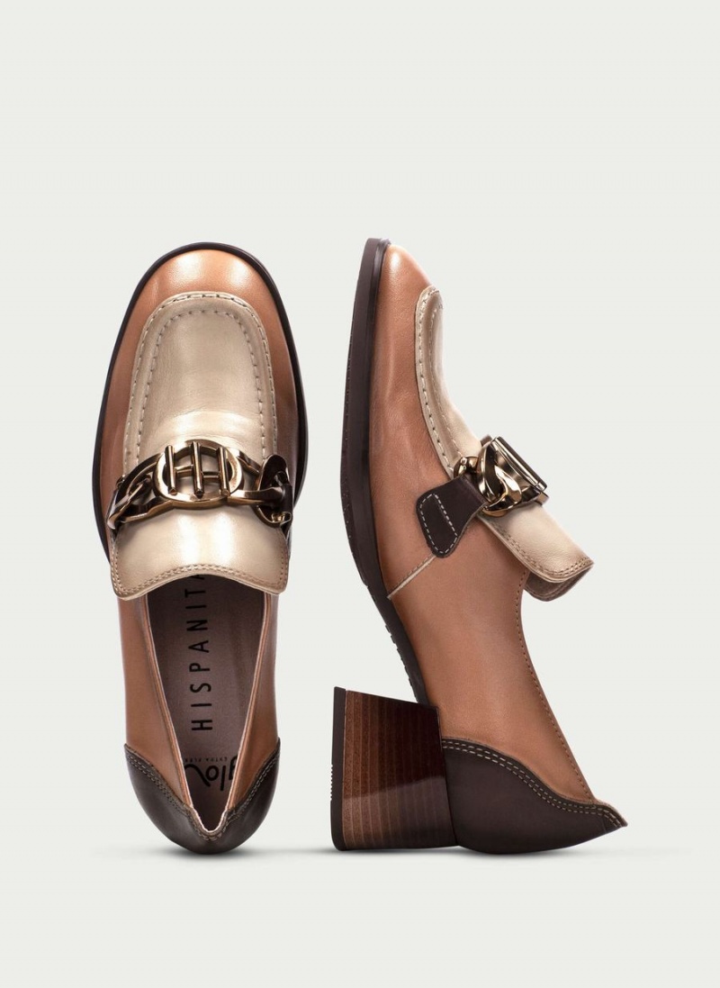 Hispanitas Charlize Ženske Loafers Boje Marelice Bijele | LHB819TM