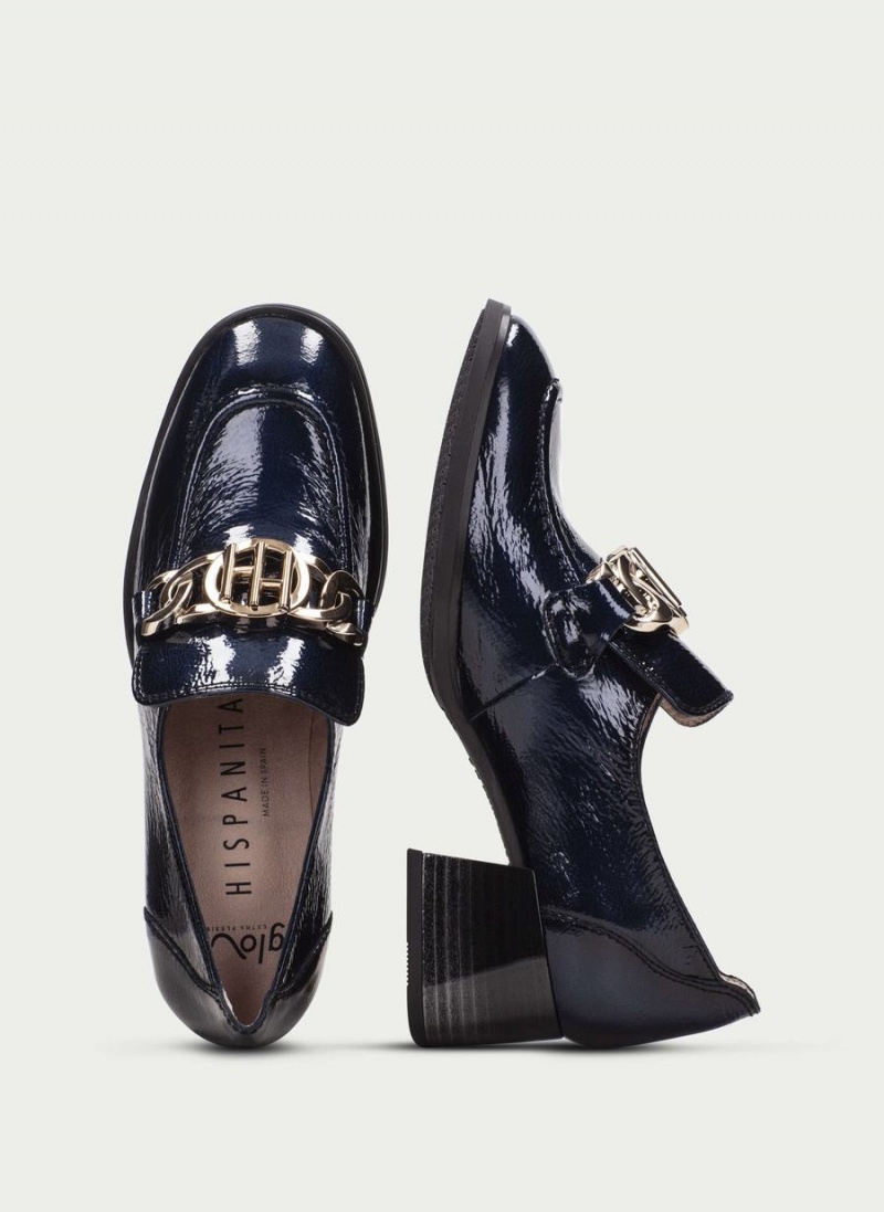 Hispanitas Charlize Ženske Loafers Tamnoplave Plave | UKX90100JK