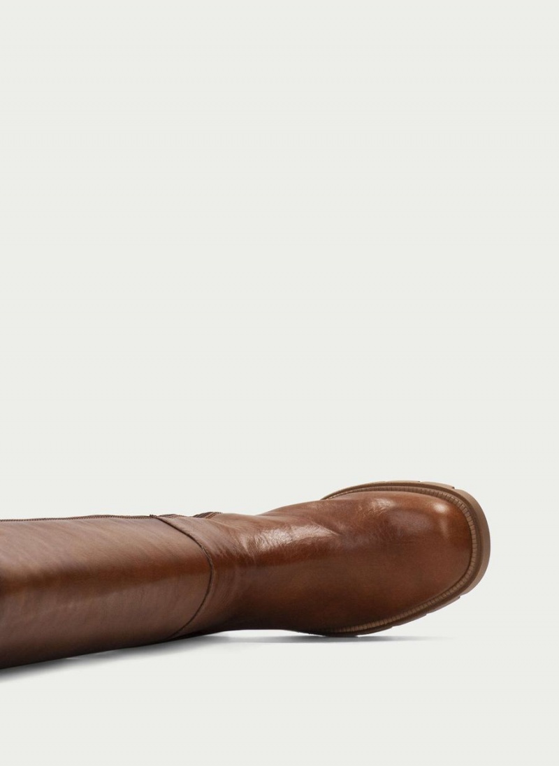 Hispanitas Everest Ženske Knee-high Boots Tamno Smeđe | ZBT2925DR