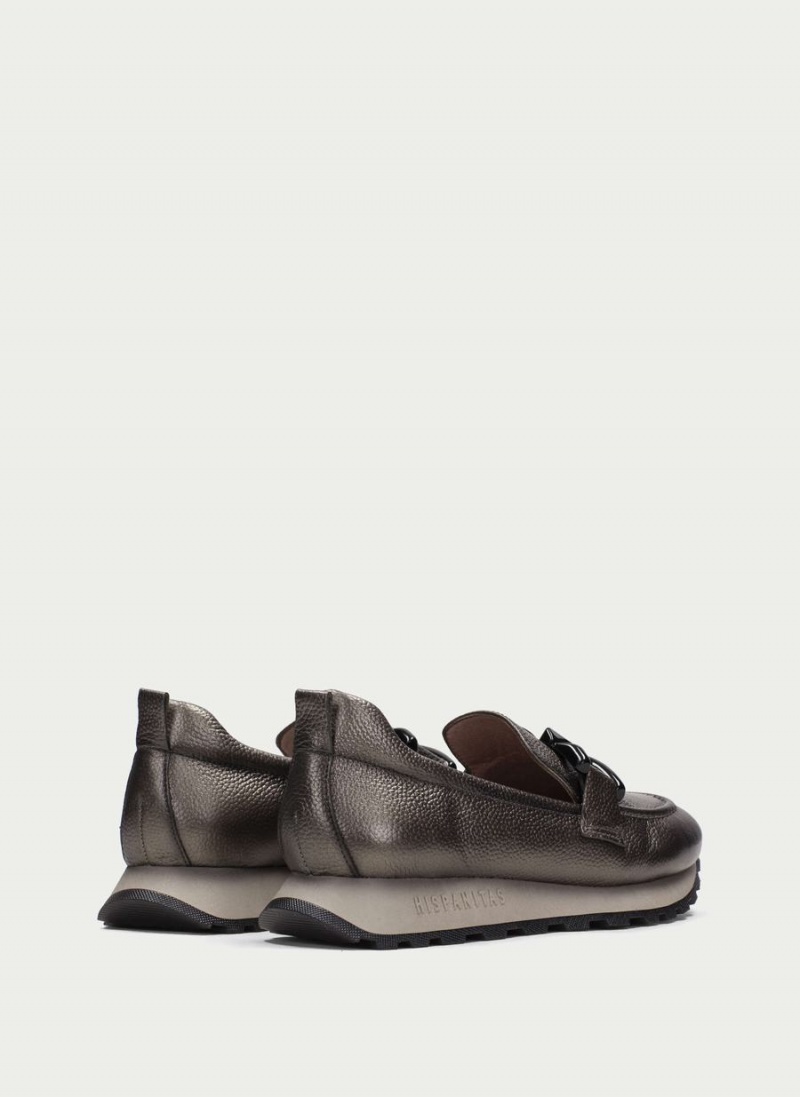 Hispanitas Loira Ženske Loafers Srebrne | VQV7396WF